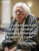 Senate Majority Leader Chuck Schumer (D., N.Y.) relaxed the dress code for U.S. senators (but not their employees) so that notorious slob John Fetterman (D., Pa.) can wear hoodies and basketball shorts to work.